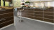 Wineo vinyl floor - 800 tile Solid Grey - 914x914mm adhesive vinyl