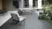 planeo TitanWood - solid plank dark grey antique aged/brushed