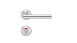 Handle E300D satin stainless steel - bathroom with clip-on rosettes
