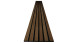 planeo acoustic panels Comfort - dark oak 250 x 30 cm | 3mm felt backing