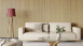 planeo acoustic panels Pro - oak light brown 250 x 60 cm | 8mm felt backing