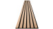 planeo acoustic panels Comfort - oak light brown 250 x 30 cm | 3mm felt backing