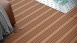 planeo SolidWood WPC decking complete set solid plank - light brown French/textured