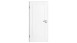 planeo interior door lacquer 2.0 - Federico 9010 white lacquer 2110 x 985 mm DIN R - round MDF hinge 3-t