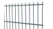 Double-rod fence light 6/5/6 RAL 7016 Anthracite