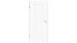 planeo interior door lacquer 2.0 - Kuno 9010 white lacquer 2110 x 860 mm DIN L - round RSP hinge 3-t