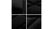 planeo Softwall - Acoustic Wall Cushion 60x60cm Black