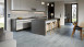 planeo click vinyl - Rigid Icy Silver Slate | integrated impact sound insulation (P97206T)