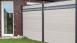 planeo Solid - garden fence design panel Alu15 BiColor white