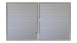 planeo Alumino - universal door 2-leaf silver grey with aluminium frame