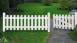 planeo Basic front garden gate 1-leaf DIN-right 100 x 90 straight course White