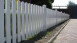 planeo Basic - front garden fence 180 x 63 cm - straight course White