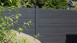 planeo Alumino - garden fence square anthracite grey