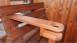 planeo sauna barrel Premium Svenja 1 thermowood mounted