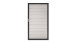 planeo Solid - universal door Bi-Color white with anthracite aluminium frame