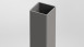 planeo Viento - aluminium post to set in concrete silver grey 240cm