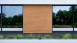 planeo Fassado - WPC rhombus strip facade cladding Prime oak brown