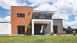 planeo Fassado - WPC rhombus strip facade cladding Prime amber brown