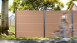 planeo 3D - Garden fence sand oak medium