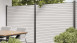 planeo 3D - garden fence light grey antique