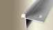 planeo stair nosing profile 2500 mm silver 478