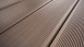 planeo ECO-Line WPC decking board solid wenge - smooth/grooved
