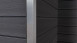 planeo Fassado - WPC rhombus strip facade cladding Prime basalt grey