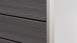 planeo Fassado - WPC rhombus strip facade cladding Prime lava grey