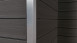 planeo Fassado - WPC rhombus strip facade cladding Prime lava grey
